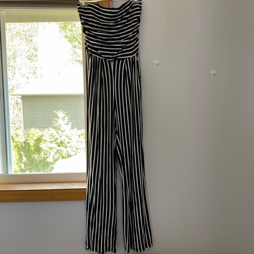 Strapless jumpsuit!